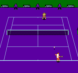 Four Players' Tennis (NES)   © Asmik Ace 1989    2/3
