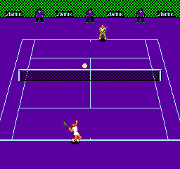 Four Players' Tennis (NES)   © Asmik Ace 1989    3/3