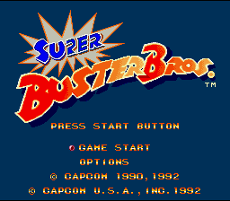 Super Pang (SNES)   © Capcom 1992    1/6