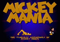 Mickey Mania: The Timeless Adventures Of Mickey Mouse (SMD)   © Sony 1994    1/4