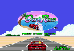 Out Run   © Sega 1988   (SMD)    1/4