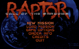 Raptor: Call Of The Shadows (PC)   ©  1994    1/3
