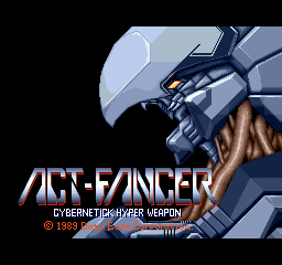 Act-Fancer: Cybernetic Hyper Weapon (ARC)   © Data East 1989    1/5