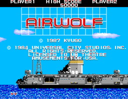 Airwolf (ARC)   © Kyugo Boueki 1987    1/4