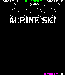 Alpine Ski (ARC)   © Taito 1982    1/4