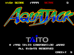 Aqua Jack (ARC)   © Taito 1990    1/5