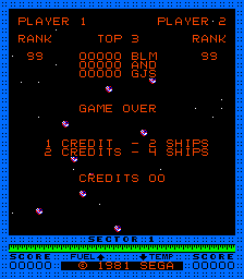 Astro Blaster (ARC)   © Sega 1981    4/5