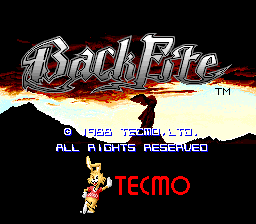 Back Fire (ARC)   © Tecmo 1988    1/3