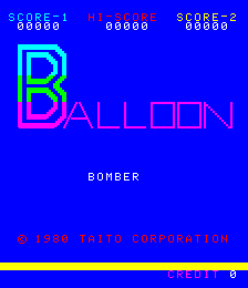 Balloon Bomber (ARC)   © Taito 1980    1/3