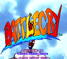 BattleCry (ARC)   © Home Data 1989    1/3