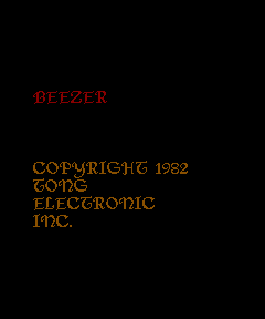 Beezer (ARC)   © Intrepid 1982    1/3