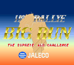 Big Run (ARC)   © Jaleco 1990    1/3