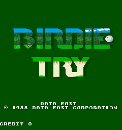 Birdie Try (ARC)   © Data East 1988    1/3