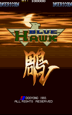 Blue Hawk (ARC)   © Dooyong 1993    1/4