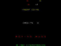 Boxing Bugs (ARC)   © Cinematronics 1981    1/4