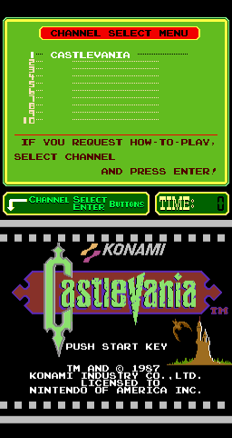 Castlevania (ARC)   © Konami 1986    1/3