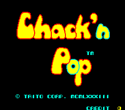 Chack'n Pop (ARC)   © Taito 1983    1/3