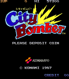 City Bomber (ARC)   © Konami 1987    1/5