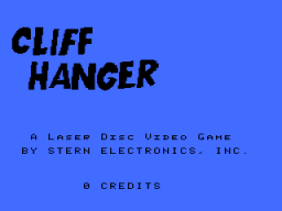 Cliff Hanger (ARC)   © Stern 1983    1/3