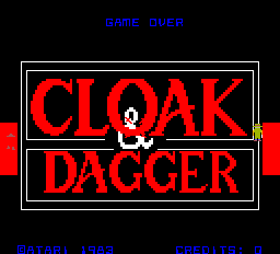 Cloak & Dagger (ARC)   © Atari (1972) 1983    1/3