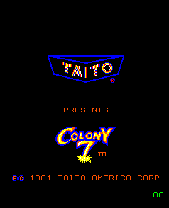 Colony 7 (ARC)   © Taito 1981    1/3