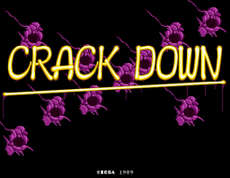 Crack Down (ARC)   © Sega 1989    1/3