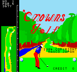 Crowns Golf (ARC)   © Sega 1984    1/3