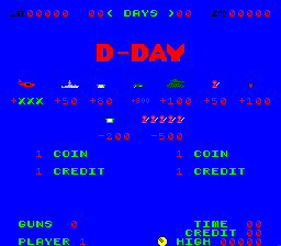 D-Day (ARC)   © Olympia 1981    2/3