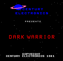 Dark Warrior (ARC)   © Century 1981    1/3