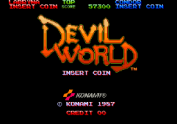 Devil World (1987) (ARC)   © Konami 1987    1/3
