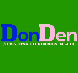 Don-Den Mahjong (ARC)   © Dynax 1986    3/3