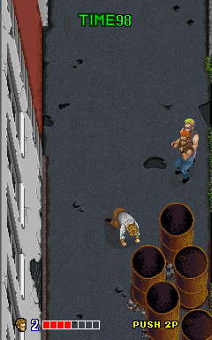 Down Town (ARC) &nbsp; &copy; SETA 1989 &nbsp;  5/6