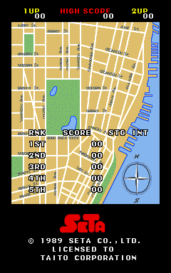 Down Town (ARC) &nbsp; &copy; SETA 1989 &nbsp;  6/6