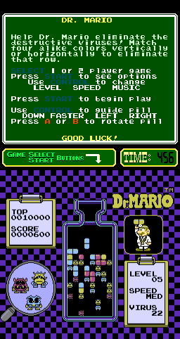 Dr. Mario (ARC)   © Nintendo 1990    3/3