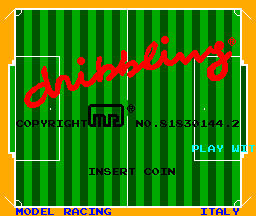 Dribbling (ARC)   © Model Racing 1983    1/3