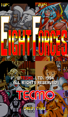 Eight Forces (ARC)   © Tecmo 1994    1/3