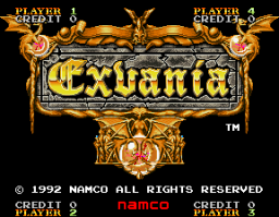 Exvania (ARC)   © Namco 1992    1/4