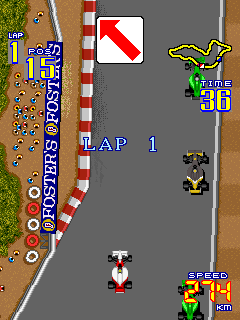 F-1 Grand Prix (ARC)   © Video System 1991    2/3