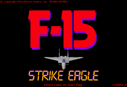 F-15 Strike Eagle (ARC)   © MicroProse 1991    1/3