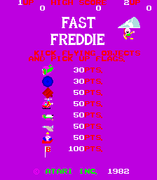 Fast Freddie (ARC)   © Atari (1972) 1982    1/3