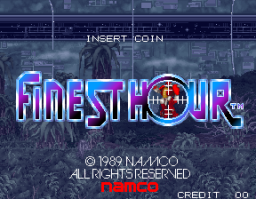 Finest Hour (ARC)   © Namco 1989    1/3