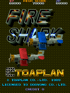 Fire Shark (ARC)   © Toaplan 1990    1/4