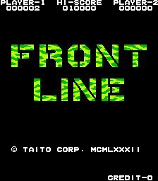 Front Line (ARC)   © Taito 1982    1/3
