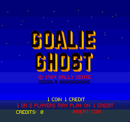 Goalie Ghost (ARC)   © Sente 1984    1/3