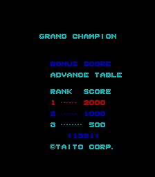 Grand Champion (ARC)   © Taito 1981    1/3