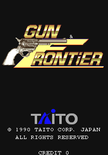 Gun Frontier (ARC)   © Taito 1990    1/7