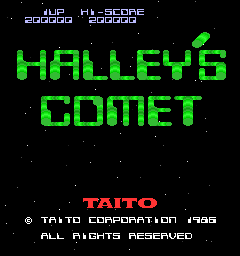 Halley's Comet (ARC)   © Taito 1986    1/3