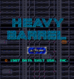 Heavy Barrel (ARC)   © Data East 1987    1/6