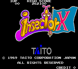 Insector X (ARC)   © Taito 1988    1/4
