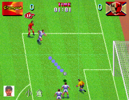J-League Soccer V-Shoot (ARC)   © Namco 1994    2/4